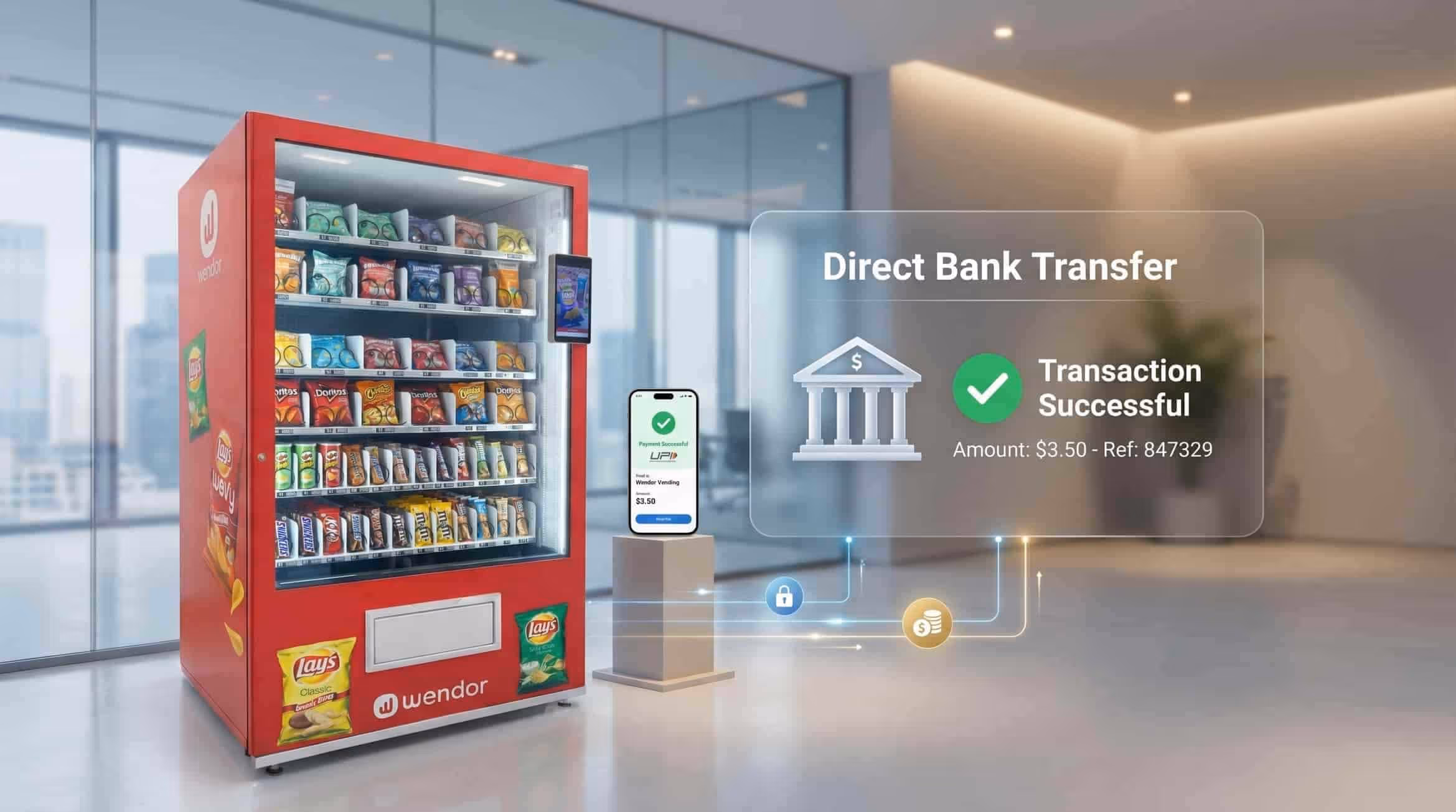 Direct Bank Transfer — Wendor vending