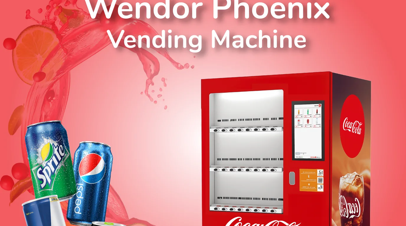 Entrepreneur shaking hands with a facility manager about a vending location
